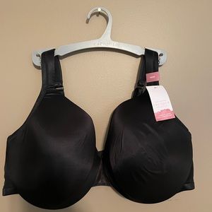 Full coverage BNWT Cacique/Lane Bryant black bra